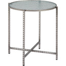  Zuo Vetro 110749 Side Table - Silver IMAGE 1