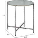 Zuo Vetro 110749 Side Table - Silver IMAGE 7