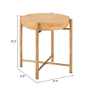  Zuo Halva 110748 Side Table - Natural IMAGE 9