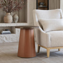  Zuo Dikis 110747 Side Table - Brown IMAGE 5