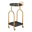  Zuo Zukei 110744 Bar Cart - Black IMAGE 4