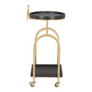  Zuo Zukei 110744 Bar Cart - Black IMAGE 5