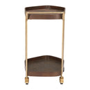  Zuo Stela 110743 Bar Cart - Walnut IMAGE 2