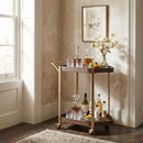  Zuo Stela 110743 Bar Cart - Walnut IMAGE 8