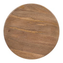  Zuo Goblet 110734 Side Table - Brown/White IMAGE 2