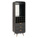  Zuo Magara 110731 Bar Cabinet - Black IMAGE 1