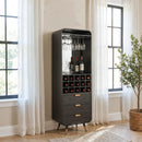  Zuo Magara 110731 Bar Cabinet - Black IMAGE 9