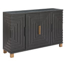  Zuo Trazo 110727 Cabinet - Black IMAGE 1