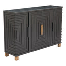  Zuo Trazo 110727 Cabinet - Black IMAGE 4