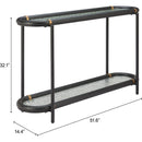  Zuo Aneis 110725 Console Table - Black IMAGE 7
