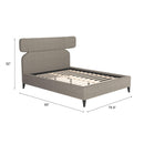  Zuo Dusa 110713 Queen Bed - Olive Brown IMAGE 8