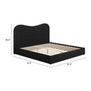  Zuo Sele 110712 King Bed - Black IMAGE 10
