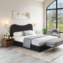  Zuo Sele 110712 King Bed - Black IMAGE 9