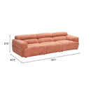  Zuo Alis 110708 Modular Sectional - Orange IMAGE 8