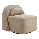  Zuo Kakao 110707 Swivel Chair - Olive Brown IMAGE 1