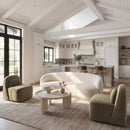  Zuo Kakao 110707 Swivel Chair - Olive Brown IMAGE 9