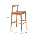  Zuo Bandani 110699 Barstool - Tan IMAGE 9