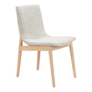  Zuo Raha 110696 Set of 2 Dining Chair - Gray/Whitewashed IMAGE 1
