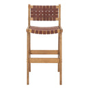  Zuo Feder 110693 Set of 2 Barstool - Brown IMAGE 6