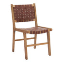  Zuo Feder 110691 Set of 2 Dining Chair - Brown IMAGE 1