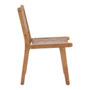  Zuo Feder 110691 Set of 2 Dining Chair - Brown IMAGE 4