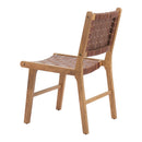  Zuo Feder 110691 Set of 2 Dining Chair - Brown IMAGE 5