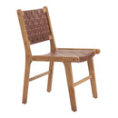  Zuo Feder 110691 Set of 2 Dining Chair - Brown IMAGE 7