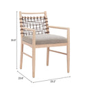  Zuo Wezly 110690 Set of 2 Dining Chair - Gray IMAGE 9