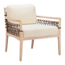  Zuo Wezly 110687 Accent Chair - Ivory IMAGE 1