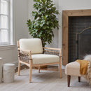  Zuo Wezly 110687 Accent Chair - Ivory IMAGE 2