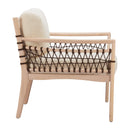  Zuo Wezly 110687 Accent Chair - Ivory IMAGE 5
