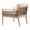  Zuo Wezly 110687 Accent Chair - Ivory IMAGE 6