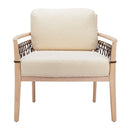  Zuo Wezly 110687 Accent Chair - Ivory IMAGE 8