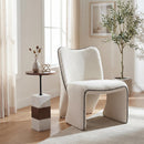  Zuo Stuk 110673 Side Table - Brown/White IMAGE 7