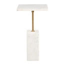 Zuo Naht 110672 Side Table - White IMAGE 4