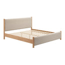  Zuo Hadi 110671 King Bed - Beige/Natural IMAGE 1