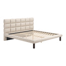  Zuo Placid 110669 King Bed - Beige IMAGE 1