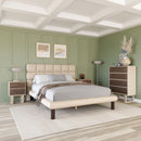  Zuo Placid 110668 Queen Bed - Beige IMAGE 10