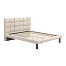  Zuo Placid 110668 Queen Bed - Beige IMAGE 1
