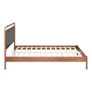  Zuo Netz 110667 King Bed - Black/Walnut IMAGE 2