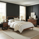  Zuo Netz 110666 Queen Bed - Black/Walnut IMAGE 10