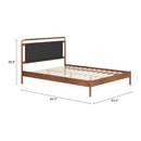  Zuo Netz 110666 Queen Bed - Black/Walnut IMAGE 11