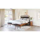  Zuo Netz 110666 Queen Bed - Black/Walnut IMAGE 4