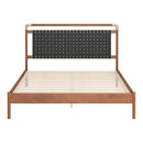  Zuo Netz 110666 Queen Bed - Black/Walnut IMAGE 7