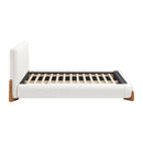  Zuo Baris 110663 Queen Bed - Ivory IMAGE 2