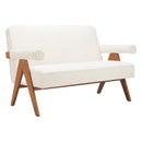  Zuo Encanto 110659 Loveseat - Ivory IMAGE 1