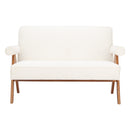  Zuo Encanto 110659 Loveseat - Ivory IMAGE 7