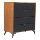  Zuo Zarif 110655 Chest - Black/Walnut IMAGE 5