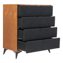  Zuo Zarif 110655 Chest - Black/Walnut IMAGE 8