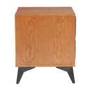  Zuo Zarif 110654 Nightstand - Black/Walnut IMAGE 4